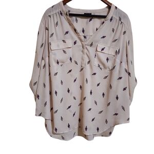 Torrid Women’s Harper Ice Cream Cone Georgette Pullover Blouse Pink Sz 2 Size 2X